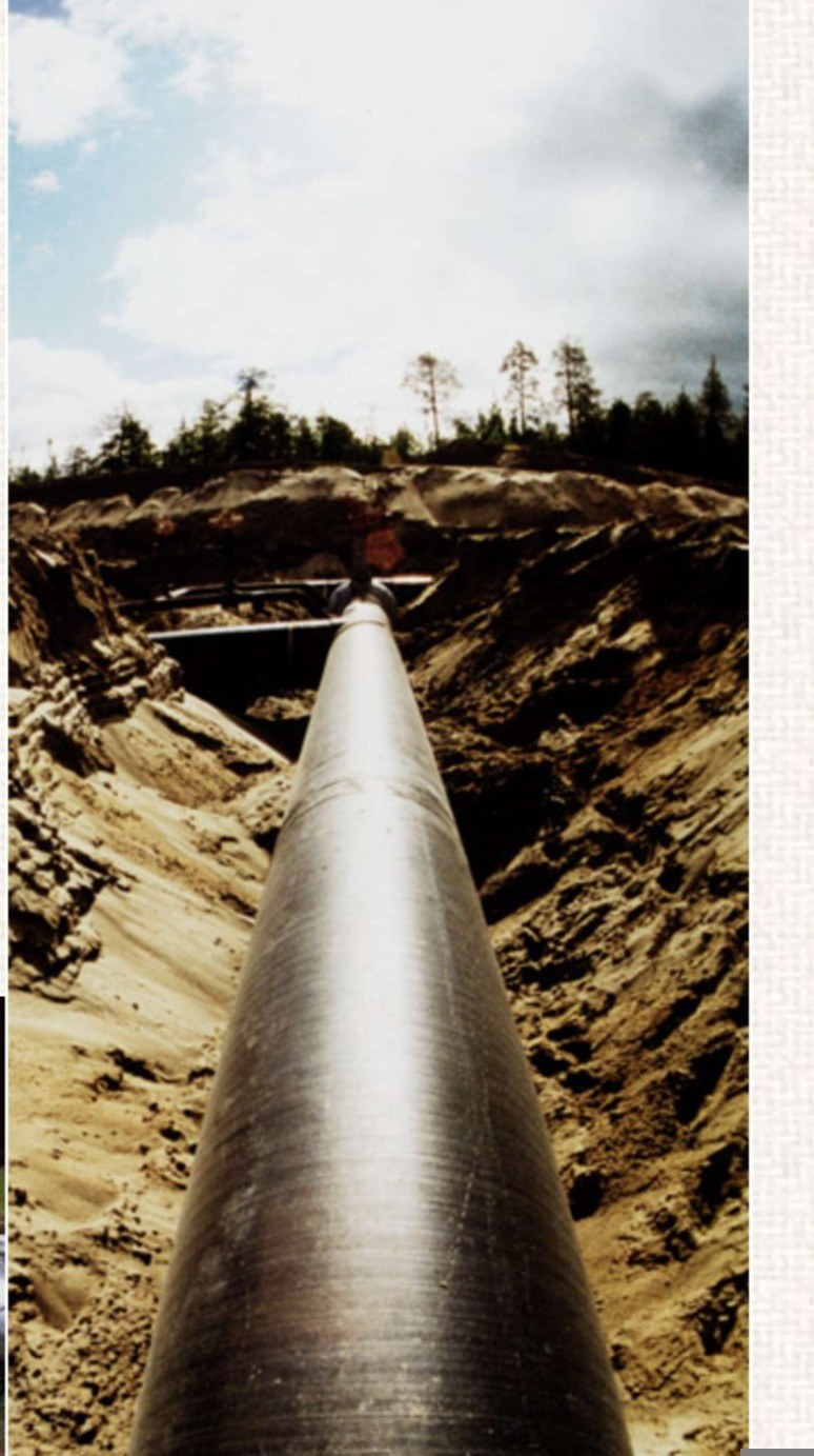Pipeline construction in a trench