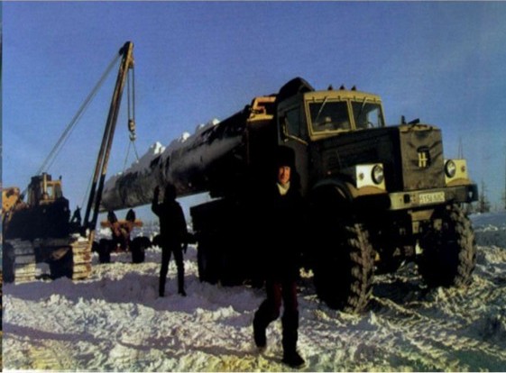 Heavy transport truck